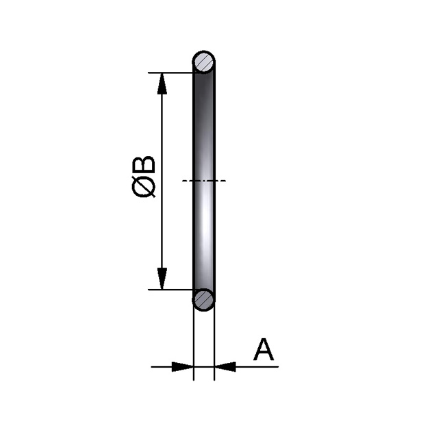 O-ring DIN11864-A DN25 EPDM